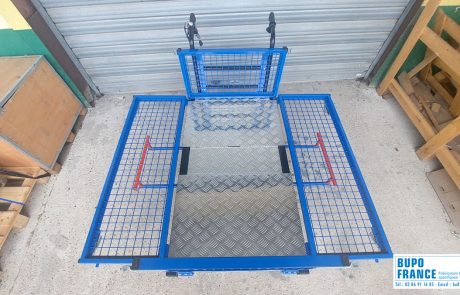 TEM – Chariot électrique pour maraichage avec ridelles escamotables grillagées – BUPO France 10